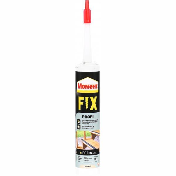 Клей монтажний Момент Profi Fix 392 г 